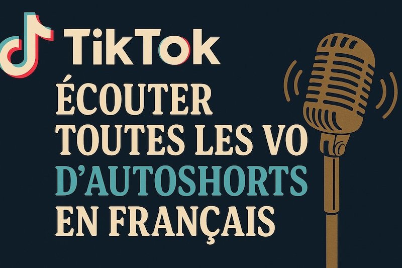 comment faire pour écouter rapidement les voix autoshorts en francais