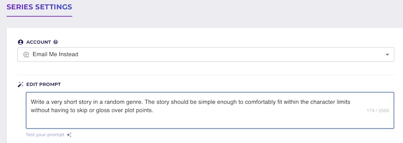 comment modifier le prompte dans autoshorts ai