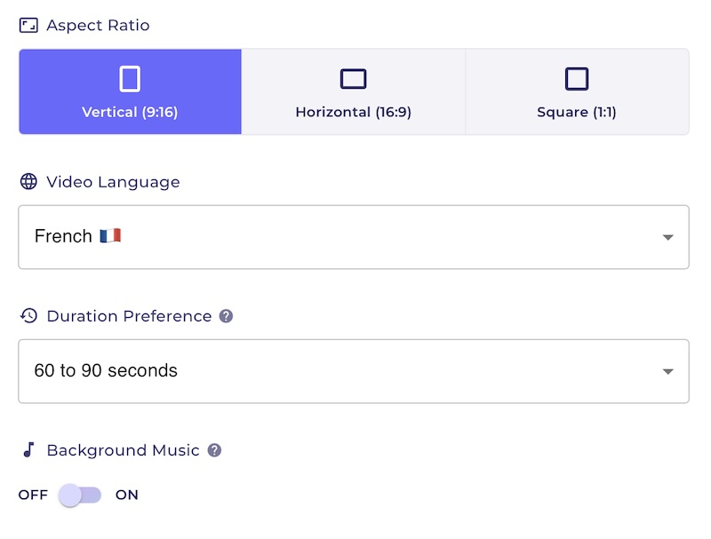 comment parametrer autoshorts ai