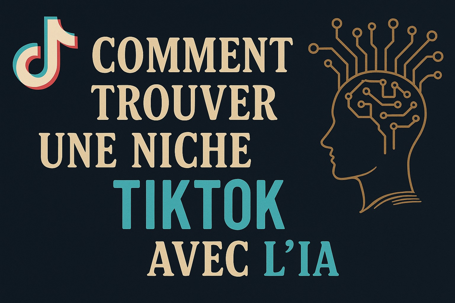 comment trouver une niche rentable pour vivre de tiktok avec l'a