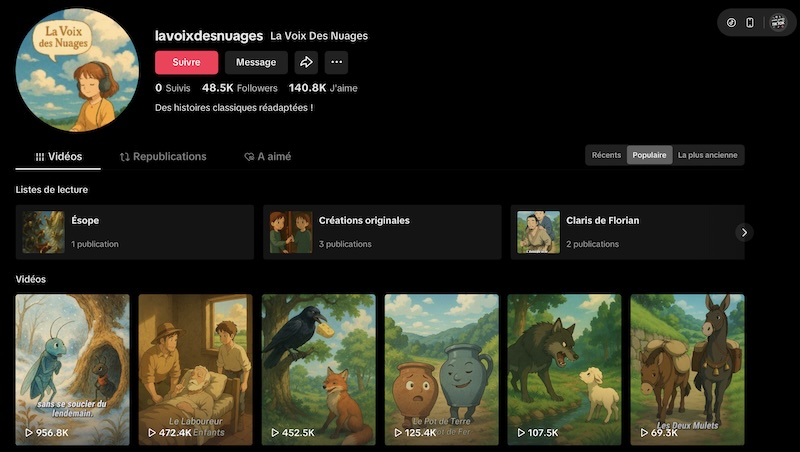 niche rentable tiktok pour enfant